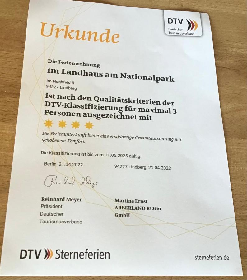 Ferienwohnung Im Landhaus Am Nationalpark Ludwigsthal Eksteriør billede